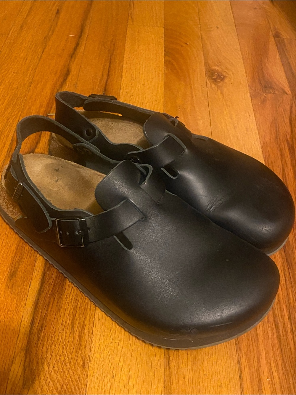 Birkenstock Tokio Super Grip Clogs Black Size 8-8.5 EUR 39 EUC - Picture 7 of 15